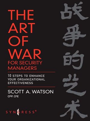 cover image of The Art of War for Security Managers
